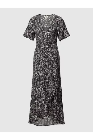 Object Kobieta Sukienki Dzienne - Sukienka kopertowa ze wzorem na całej powierzchni model ‘CAMILLA’