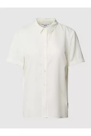 Marc O’ Polo Kobieta Bluzki Koszulowe - Bluzka koszulowa z lyocellu z listwą guzikową na całej długości