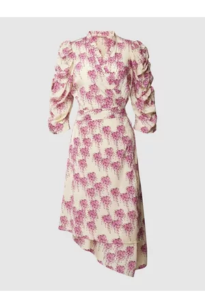 Stella Nova Kobieta Sukienki Kopertowe - Sukienka kopertowa ze wzorem na całej powierzchni model ‘Olene’
