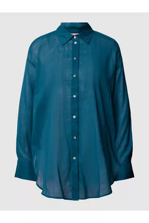 s.Oliver Kobieta Bluzki Koszulowe - Bluzka koszulowa z listwą guzikową