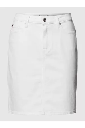 Tommy Hilfiger Kobieta Spódnice mini - Spódnica jeansowa z 5 kieszeniami