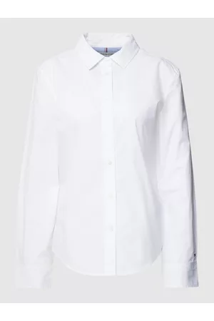 Tommy Hilfiger Kobieta Bluzki Koszulowe - Bluzka koszulowa z listwą guzikową
