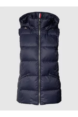 Tommy Hilfiger Kobieta Kamizelki Pikowane - Kamizelka pikowana z kapturem model ‘FEMININE’