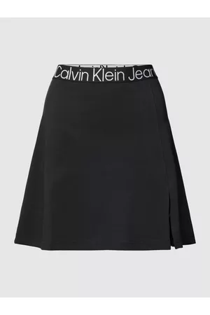Calvin Klein Kobieta Spódnice mini - Spódnica mini z elastycznym paskiem z logo model ‘MILANO’