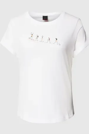 Fire + Ice T-shirt z nadrukowanym motywem