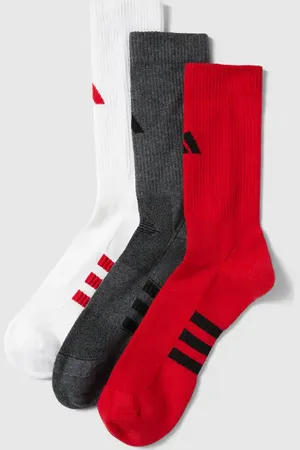 adidas Skarpety z detalami z logo w zestawie 3 szt.