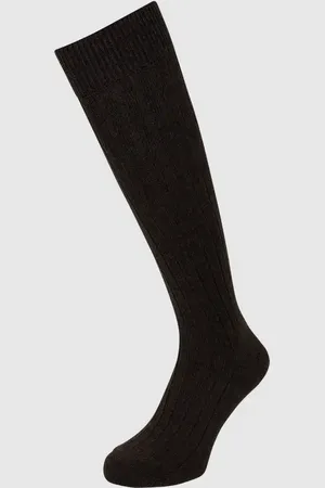 Falke Podkolanówki z mieszanki wełny merino model ‘Teppich im Schuh’