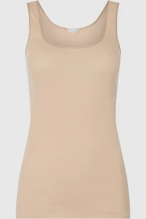 Hanro Podkoszulka z bawełny — bezszwowy model ‘Cotton Seamless’