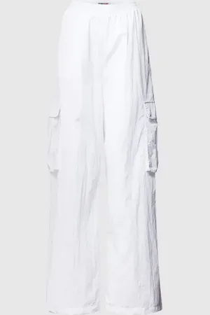 Tommy Hilfiger Spodnie typu track pants z naszywką z logo model ‘CLAIRE’
