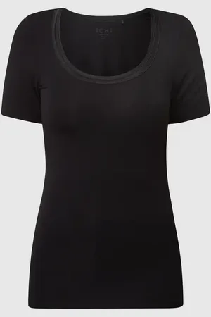 Ichi T-shirt z dodatkiem streczu model ‘Zola’