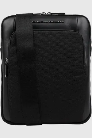 Porsche Design Torba na ramię ze skóry i tkaniny