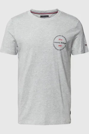 Tommy Hilfiger T-shirt o kroju slim fit z okrągłym dekoltem