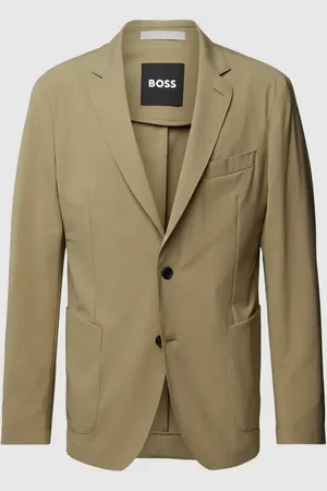 HUGO BOSS Marynarka zapinana na dwa guziki z kołnierzem z połami model ‘Hanry’