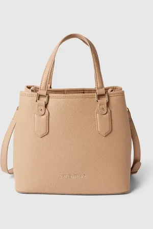 VALENTINO Torba shopper z detalem z logo model ‘BRIXTON’