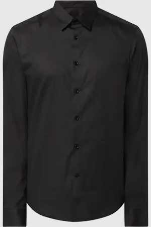 Mos Mosh Koszula biznesowa o kroju slim fit z dodatkiem streczu model ‘Manny’