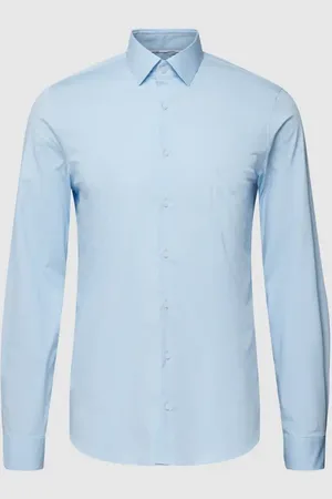 Calvin Klein Koszula biznesowa o kroju slim fit z popeliny