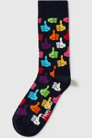 Happy Socks Skarpety ze wzorem na całej powierzchni model ‘THUMBS’
