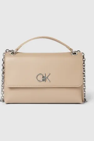 Calvin Klein Torebka z przekręcanym zapięciem w jednolitym kolorze