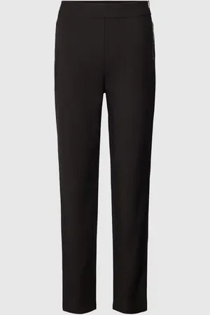 Marc Cain Spodnie o kroju slim fit w jednolitym kolorze
