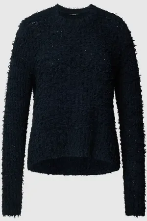 Opus Sweter z dzianiny z fakturowanym wzorem model ‘Prizzy’