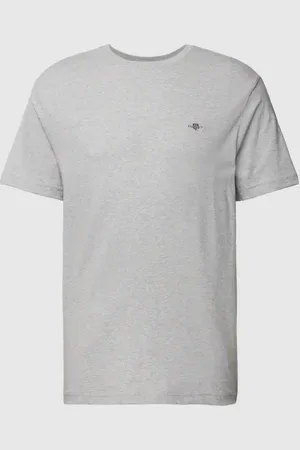 GANT T-shirt o kroju regular fit z wyhaftowanym logo model ‘SHIELD’