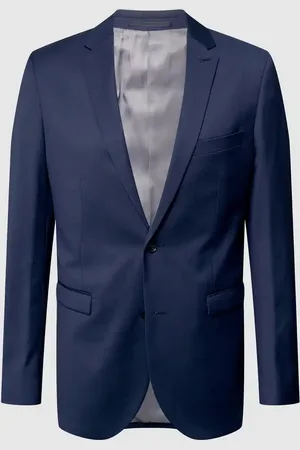 Matinique Marynarka zapinana na 2 guziki o kroju slim fit z dodatkiem streczu model ‘George’