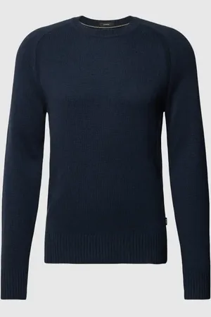 HUGO BOSS Sweter kaszmirowy z okrągłym dekoltem model ‘Maglio’