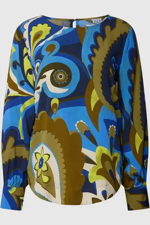 Emily van den Bergh Bluzka z dekoltem w łódkę model ‘Big Paisley’