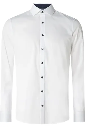 Olymp Koszula biznesowa o kroju slim fit z popeliny