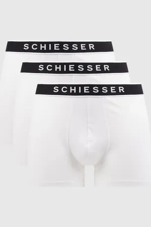 Schiesser Obcisłe bokserki z dodatkiem streczu w zestawie 3 szt.