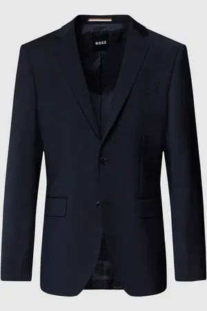 HUGO BOSS Marynarka o kroju slim fit z kieszenią na piersi model 