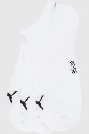PUMA Krótkie skarpety z detalami z logo w zestawie 3 szt.