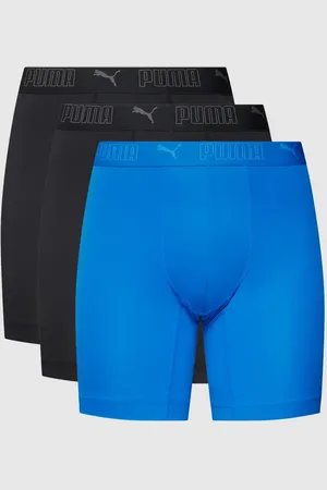 PUMA Obcisłe bokserki z elastycznym paskiem z logo w zestawie 3 szt.
