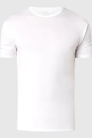 Mey T-shirt z prążkowanym okrągłym dekoltem