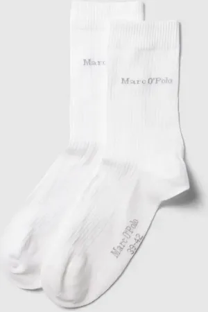 Marc O’ Polo Skarpety z detalem z logo w zestawie 2 szt. model ‘MARTHA’