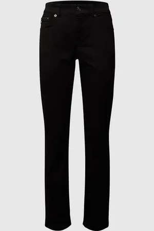 Mac Jeansy o kroju slim fit z kieszenią zapinaną na zamek błyskawiczny