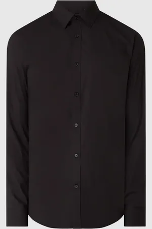 Matinique Koszula biznesowa o kroju slim fit z dodatkiem streczu model ‘Robo’