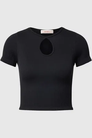 ONLY T-shirt krótki z wycięciem model ‘GWEN’