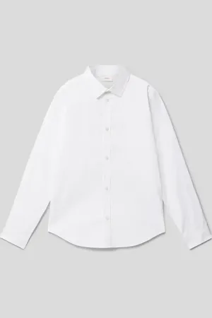 QS by s.Oliver Koszula o kroju slim fit z kołnierzykiem typu kent