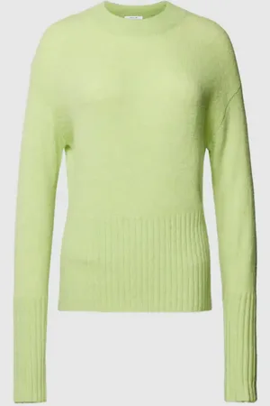 Opus Sweter z dzianiny z okrągłym dekoltem model ‘Pasti’