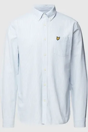 Lyle & Scott Koszula casualowa o kroju slim fit ze wzorem w paski model ‘Oxford’