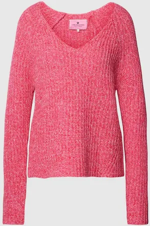 Lieblingsstück Sweter z dzianiny melanżowy model ‘Sangi’