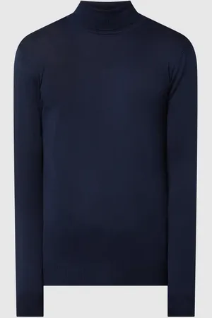 Casual Friday Sweter z dzianiny z detalem z logo