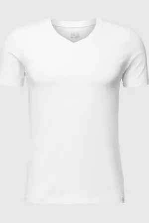 Schiesser T-shirt z dekoltem w serek