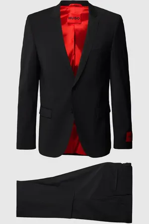 HUGO BOSS Garnitur z mieszanki żywej wełny model ‘ARTI/HESTEN’