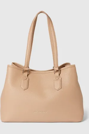 VALENTINO Torba shopper z detalem z logo model ‘BRIXTON’