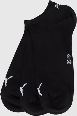 PUMA Krótkie skarpety z detalami z logo w zestawie 3 szt.