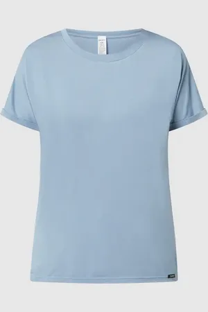 Skiny T-shirt z mieszanki wiskozy i elastanu model ‘Every Night In’