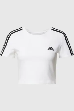 adidas T-shirt krótki z paskami z logo model ‘BABY’