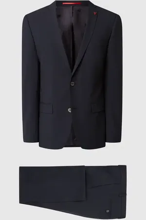 Roy Robson Garnitur o kroju slim fit z marynarką zapinaną na 2 guziki